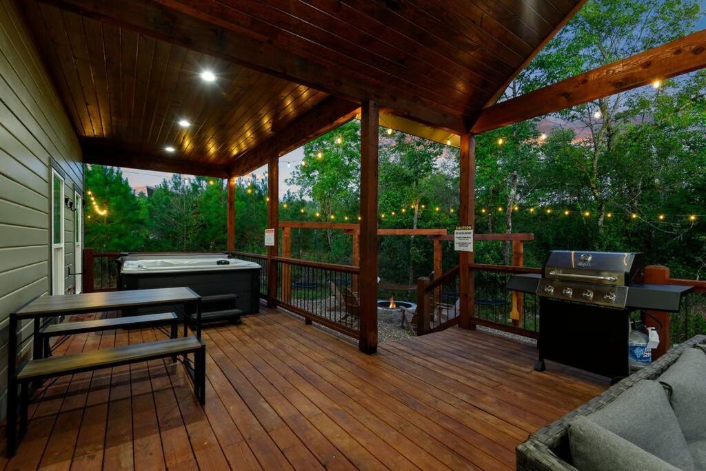 Under The Stars - Secluded, Hot Tub, Firepit, Games Villa Broken Bow Eksteriør billede
